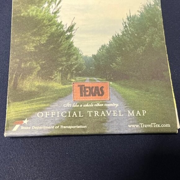Texas Official Travel Map Highways Sites Parks Cities Paper Foldable 2006 - Picture 3 of 9